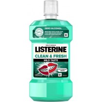 Listerine Mild Taste pyn do pukania jamy ustnej Clean & Fresh 500ml