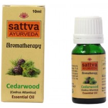 Sattva Ayurveda Aromatherapy Essential Oil olejek z drzewa cedrowego Cedarwood 10ml