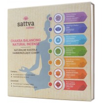 Sattva Chakra Balancing Natural Incense naturalne kadzida harmonizujce czakry 49szt