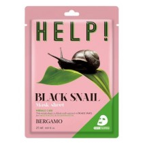 Bergamo Help Sheet Mask maska do twarzy z Black Snail 25ml