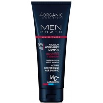 4Organic Men Power naturalny wzmacniajcy szampon do wosw Zagszczenie i Odbudowa 250ml
