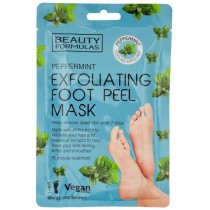 Beauty Formulas Exfoliating Foot Peel Mask zuszczajaca maska do stp Peppermint 1 para
