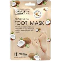 Beauty Formulas Foot Mask zmikczajca maska do stp Coconut Oil 1 para