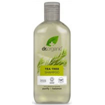 Dr. Organic Tea Tree Shampoo szampon do wosw i skry gowy z organicznym olejkiem z drzewa herbacianego 265ml
