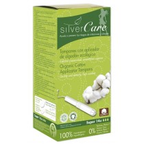 Masmi Silver Care tampony z baweny organicznej z aplikatorem Super 14szt