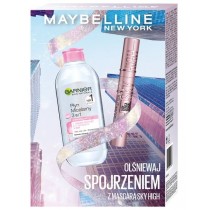 Maybelline Sky High tusz do rzs + Garnier pyn micelarny 400ml