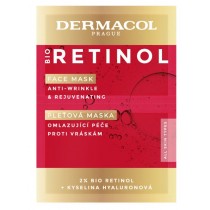 Dermacol Bio Retinol Face Mask przeciwzmarszczkowa maska do twarzy 16ml