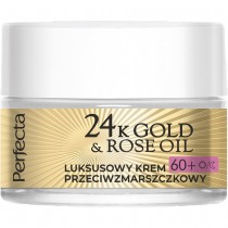 Perfecta 24K Gold & Rose Oil krem przeciwzmarszaczkowy 60+ 50ml